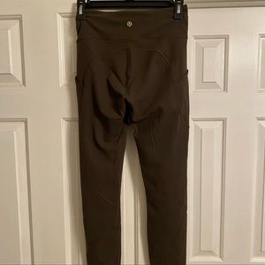 Lululemon Invigorate 25” dark olive